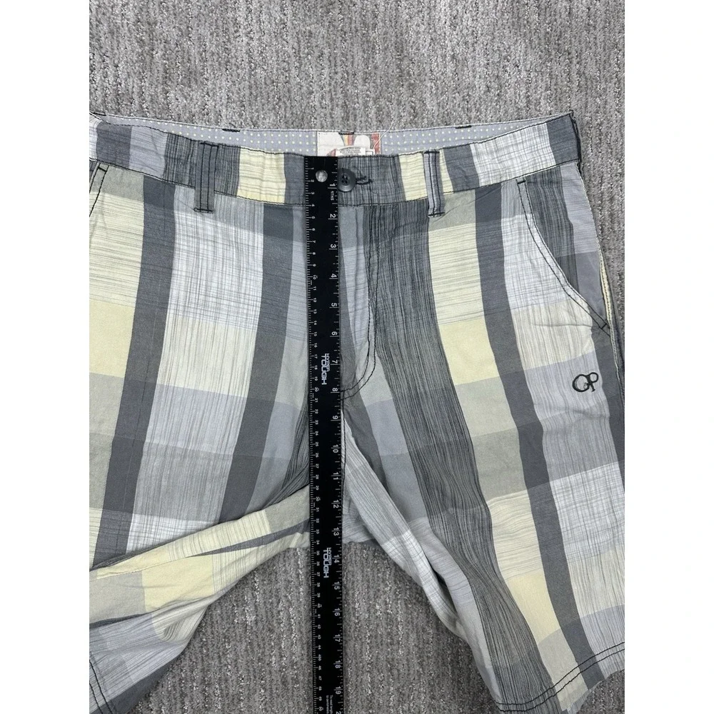 Vtg 90s Ocean Pacific Chino Shorts Men's 36 Multi Color Plaid Shorts Beach Y2K